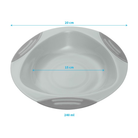 Farfurie cu ventuza gri Babyono 1062/03 [7]