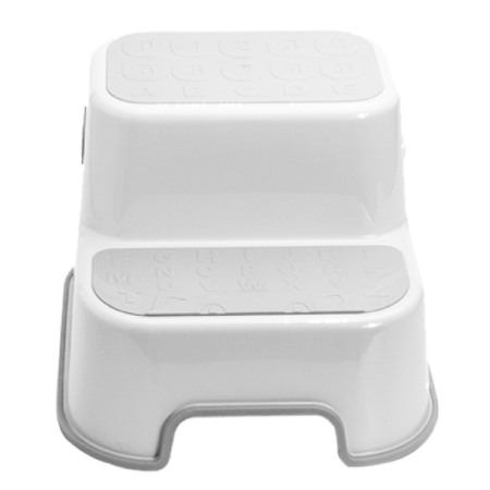 Baie - Inaltator copii Toaleta Anti-Derapant cu 2 Trepte, Beberoyal, Gri, CD-006-003