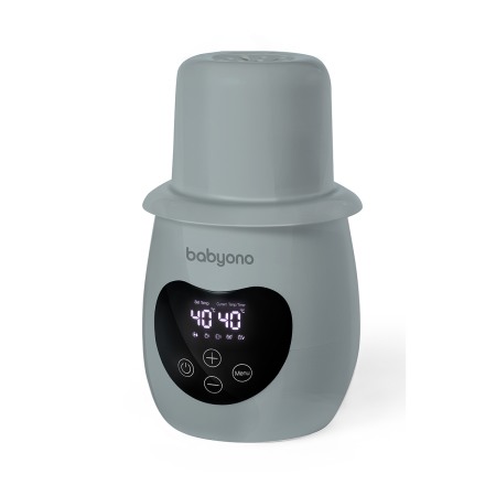 Incalzitoare si termosuri bebe - Incalzitor si sterilizator electronic gri Hranire Naturala Babyono 968/02