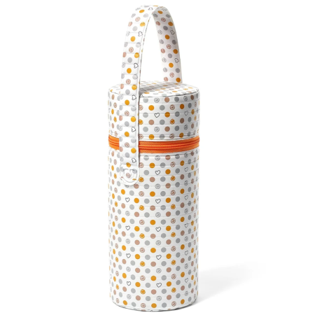 Incalzitoare si termosuri bebe - Izolator biberon Babyono inimi 604/02