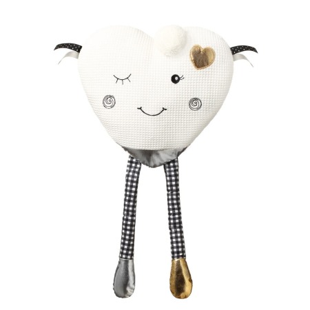 Jucarii de atasament - Jucarie atasament plus perna Blinky Heart Babyono 761