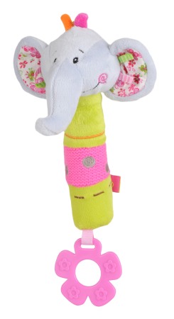 Jucarii bip-bip si chitaitoare - Jucarie plus bip-bip elefant Babyono 1193