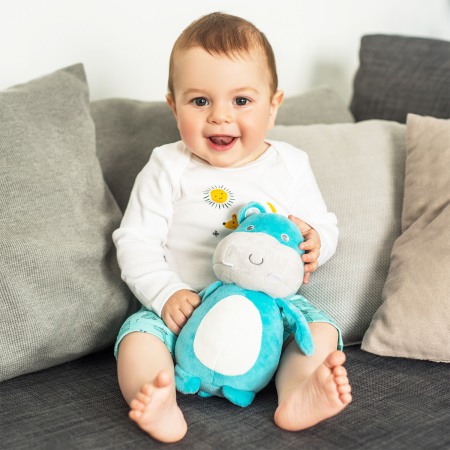 Jucarie plus hipopotam albastru Babyono Marcel 1158 [1]