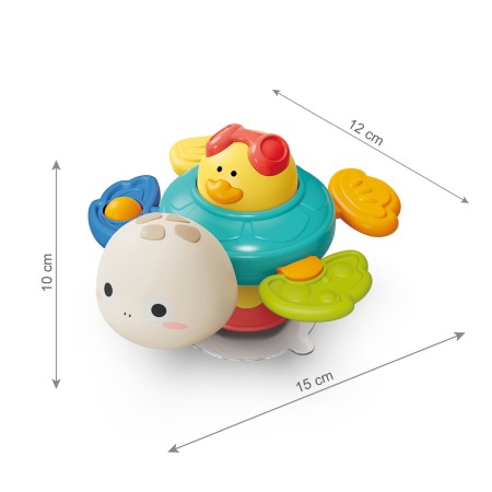Jucarie senzoriala cu ventuza TURTLE 1584 [3]