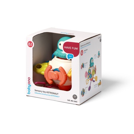 Centre de activitati - Jucarie senzoriala, dezvoltare abilitati motorii bebelus, Astronaut, Babyono 1583