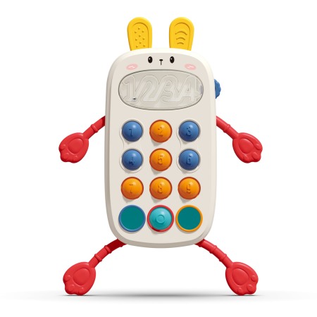 Jucarii educative bebe - Jucarie senzoriala, dezvoltare abilitati motorii bebelus, Iepuras, Babyono 1580