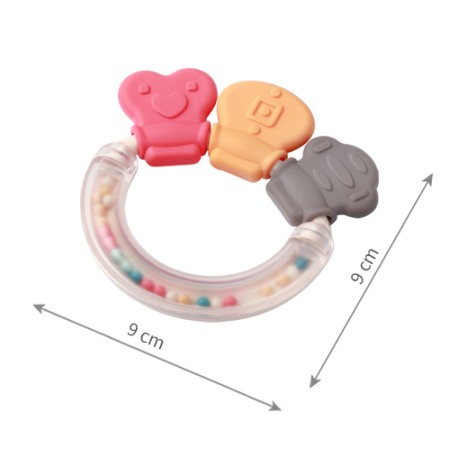 Jucarie sunatoare cu inel gingival Babyono 1595 [4]