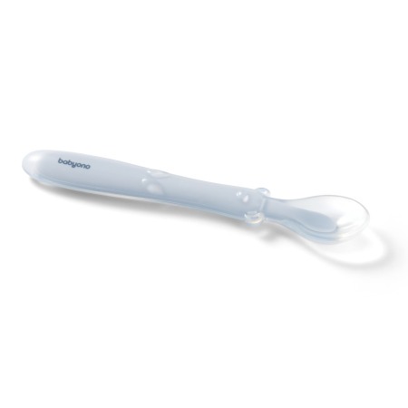Lingurita flexibila din silicon Babyono albastra 785/01 [1]
