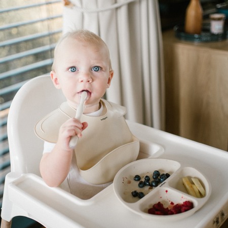 Lingurita flexibila din silicon Babyono crem 785/04 [1]