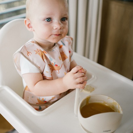 Lingurita flexibila din silicon Babyono crem 785/04 [11]