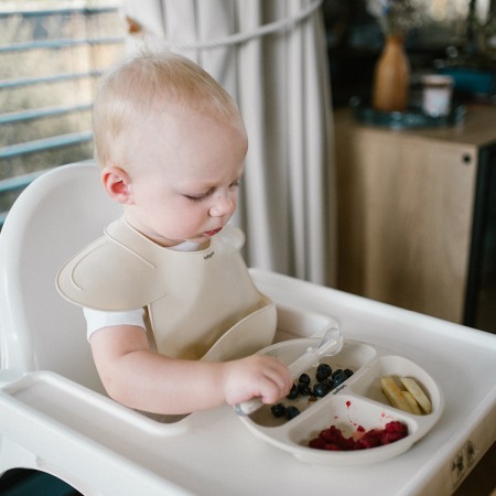 Lingurita flexibila din silicon Babyono crem 785/04 [9]