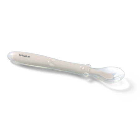 Lingurita flexibila din silicon Babyono crem 785/04 [2]