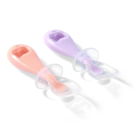 Lingurite silicon 2/Set Babyono Roz/Mov 784/01 [2]
