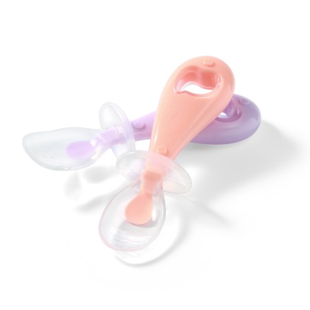 Lingurite silicon 2/Set Babyono Roz/Mov 784/01 [1]