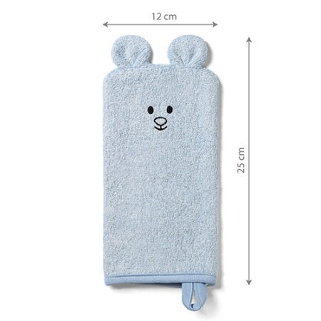 Manusa baie copii cu fibre de bambus albastru Babyono 787/02 [3]