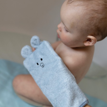 Manusa baie copii cu fibre de bambus albastru Babyono 787/02 [5]