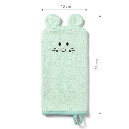 Manusa baie copii cu fibre de bambus verde Babyono 787/03 [1]