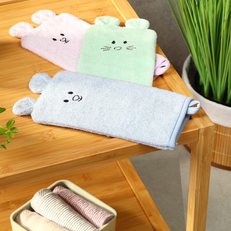 Manusa baie copii cu fibre de bambus verde Babyono 787/03 [2]