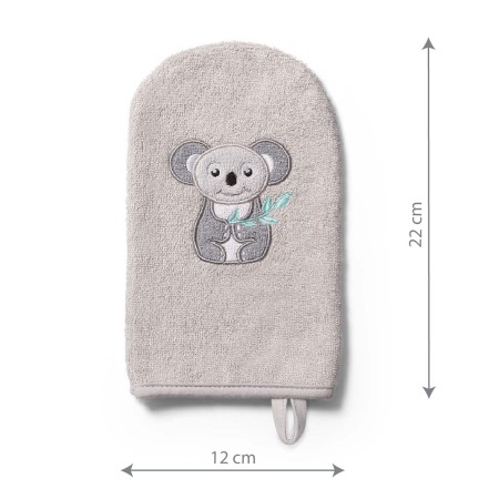 Manusa de baie din fibra de bambus Babyono gri 347/09 [2]