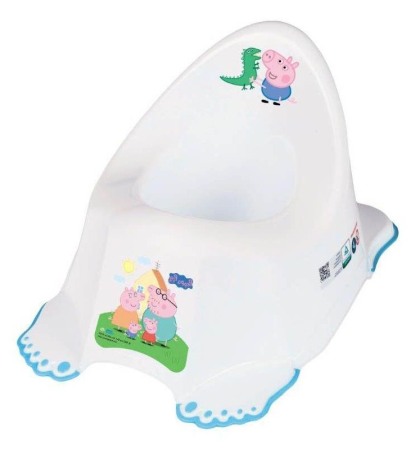 Olite antiderapante simple - Olita Anti-Derapanta Peppa Pig Alb/Albastru PP-001-103A