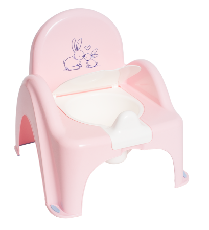 Olite tip scaunel simple - Olita Scaunel Micutii Iepurasi Roz KR-012-104