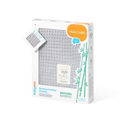 Paturica copii fibre bambus gri Babyono 479/04 [1]