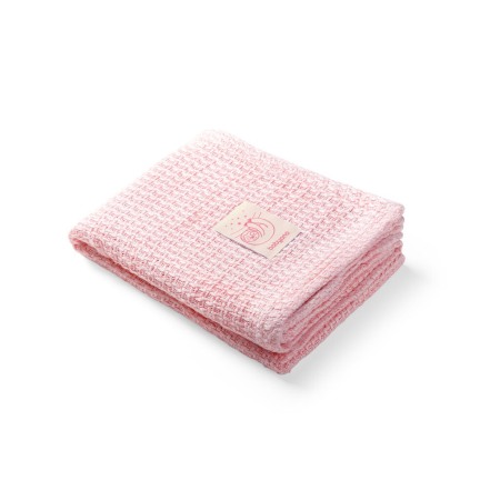 Paturici bebe - Paturica copii fibre bambus roz Babyono 479/01