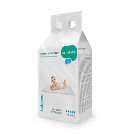 Scutece bebe - Paturica protectie de unica folosinta 20 BUC 40 x 60 cm, Babyono 513/20