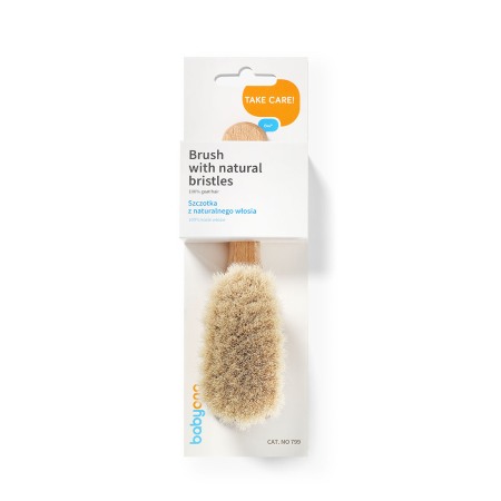 Accesorii ingrijire copii - Perie cu peri naturali Babyono 799