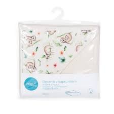 Prosop Baie cu Gluga Copii, 100%Bumbac, 460g/m2, Moale, Absorbant, Ceba Baby 100x100cm, printed line lazy, 815-111-582 [2]