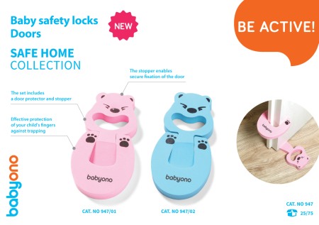 Protectie inchidere usa albastru Babyono 947/02 [2]