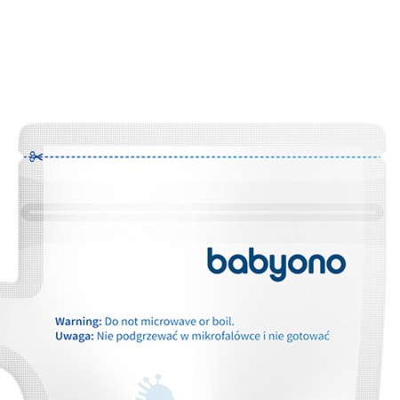 Pungi depozitare lapte matern 180ml, 30buc Babyono 1084 [9]