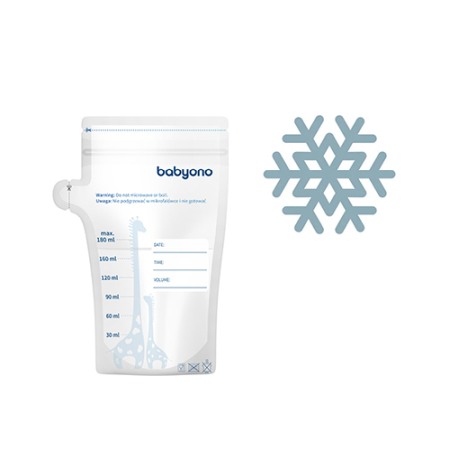 Pungi depozitare lapte matern 180ml, 30buc Babyono 1084 [4]