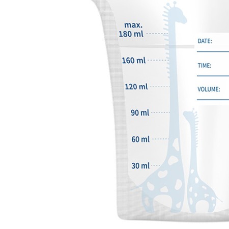 Pungi depozitare lapte matern 180ml, 30buc Babyono 1084 [8]
