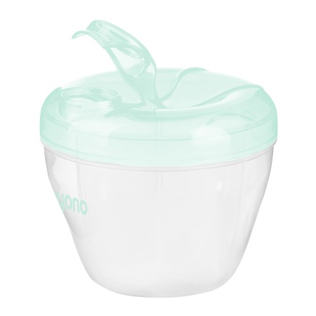 Recipiente pentru lapte - Recipient compartimentat pentru lapte praf, verde menta, 1022 Babyono