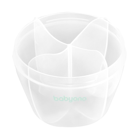 Recipient compartimentat pentru lapte praf, verde menta, 1022 Babyono [1]