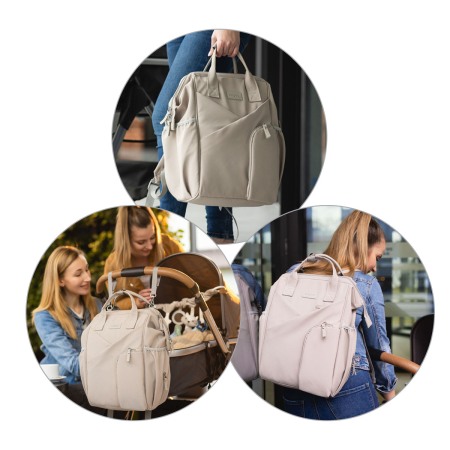 Rucsac de mamă MODERN STILE bej 1649/02 [16]