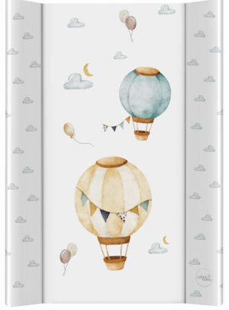 Camera copilului - Saltea de Infasat Ceba Baby BASIC 50x70cm, cu Intaritura, Grosime 2cm, Sistem Anti-Alunecare, Baloane 216-000-734