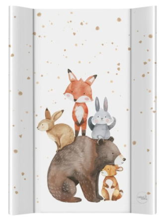Camera copilului - Saltea de Infasat Ceba Baby Ultra Light 1.2kg, 50x70cm, cu Intaritura, Grosime 3cm, Sistem Siguranta si Anti-Alunecare, Forest Friends 204-000-783