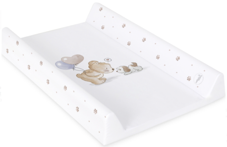 Saltea de Infasat Ceba Baby Ultra Light 1.2kg, 50x70cm, cu Intaritura, Grosime 3cm, Sistem Siguranta si Anti-Alunecare, Prieteni nedespartiti 204-000-754 [1]