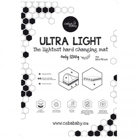 Saltea de Infasat Ceba Baby Ultra Light 1.2kg, 50x70cm, cu Intaritura, Grosime 3cm, Sistem Siguranta si Anti-Alunecare, Prieteni nedespartiti 204-000-754 [5]
