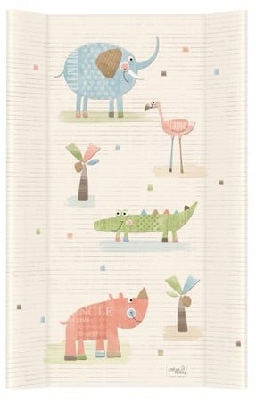 Mese de infasat COMFORT 50x80 cm - Saltea de Infasat COMFORT 50x80cm, cu Intaritura, Grosime 3cm, Sistem Anti-Alunecare, Animalute 212-088-170