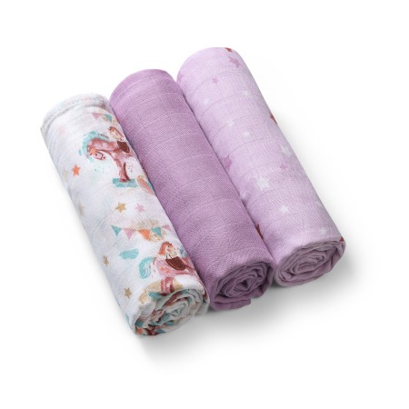 Scutece muselina natural, set 3 bucati, 70%bambus si 30%bumbac, 70x70 cm, Babyono, 397/11 [1]