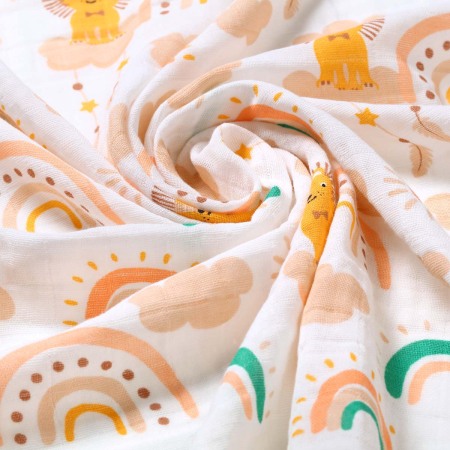 Scutece muselina super soft, set 3 bucati, 100% bumbac, 70x70 cm, Babyono, 348/08 [8]