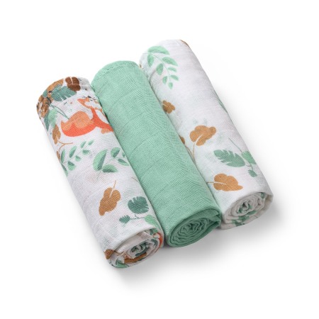 Scutece muselina super soft, set 3 bucati, 100% bumbac, 70x70 cm, Babyono, 348/12 [1]