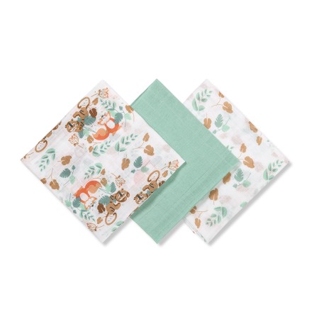Scutece muselina super soft, set 3 bucati, 100% bumbac, 70x70 cm, Babyono, 348/12 [2]