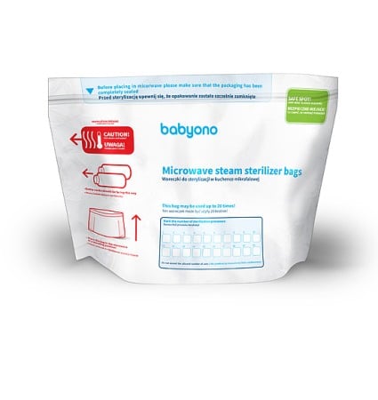 Set 5 pungi pentru sterilizarea biberoanelor tetinelor, pompelor de san si al altor produse pentru bebelusi si copii, 1038, Babyono [4]