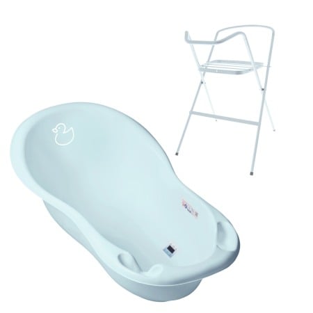 Seturi cadite 102 cm - Set cadita 102 cm Duck Albastru+ Suport metalic cadita