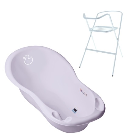 Seturi cadite 102 cm - Set cadita 102 cm Duck Lila + Suport metalic cadita