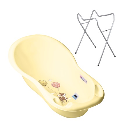 Seturi cadite 102 cm - Set cadita 102 cm + Suport universal metalic Forest Fairytail Galben